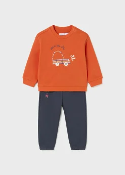 BOY Mayoral Baby 2 Piece Car Tracksuit