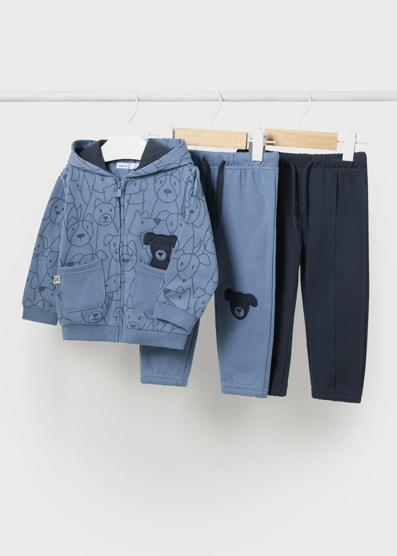 BOY Mayoral Baby 3 Piece Puppy Tracksuit