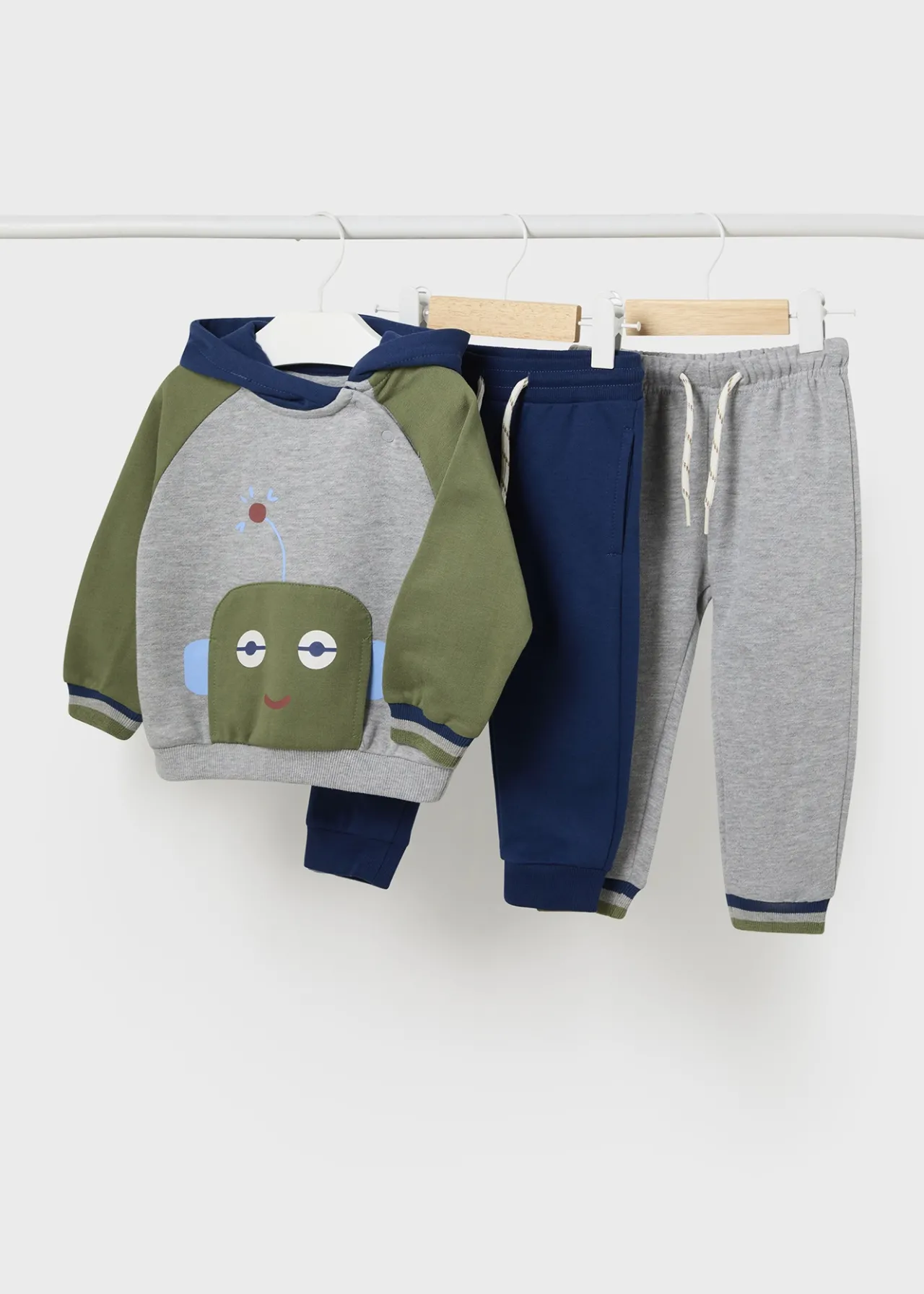 BOY Mayoral Baby 3 Piece Robot Tracksuit