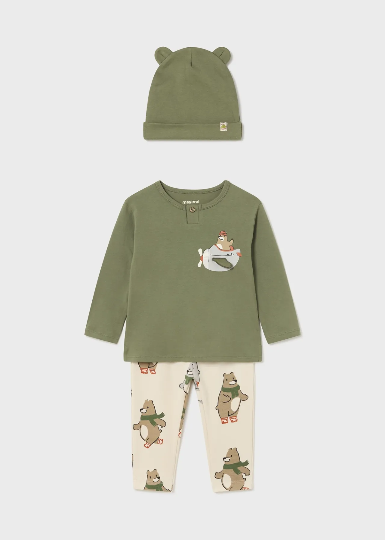 BOY Mayoral Baby 3 Piece Set with Interactive Motif