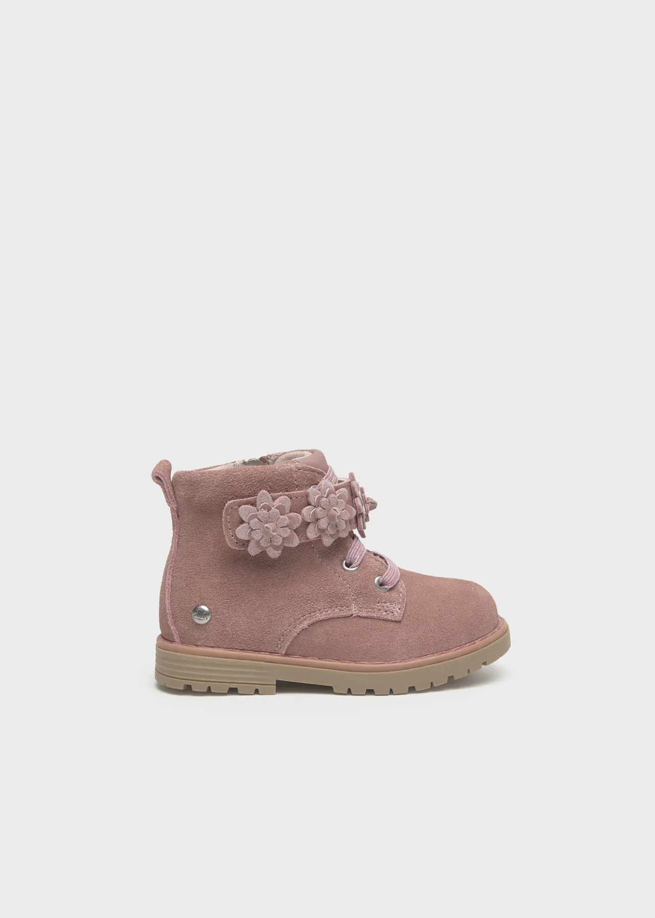 Mayoral Baby Ankle Boots Flowers Detail