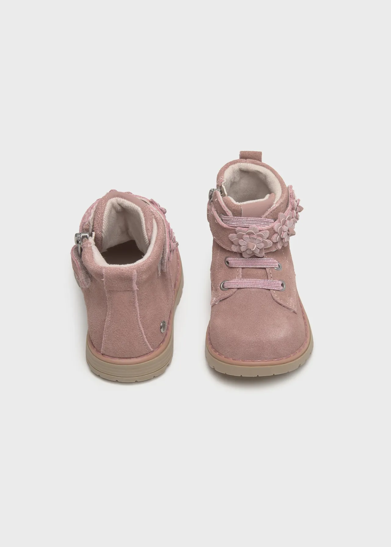 Mayoral Baby Ankle Boots Flowers Detail