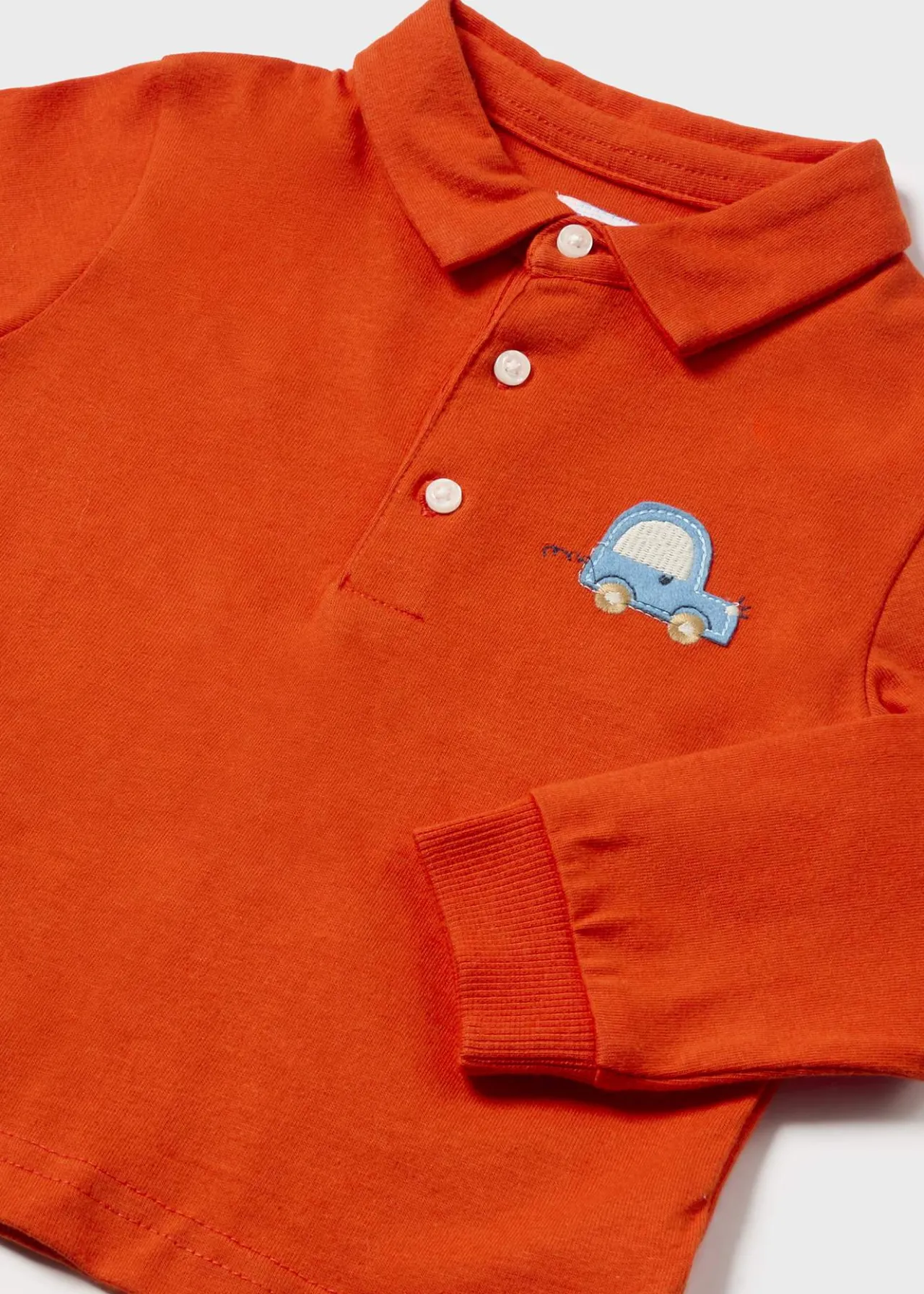 BOY Mayoral Baby Applique Polo Shirt
