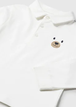BOY Mayoral Baby Applique Polo Shirt