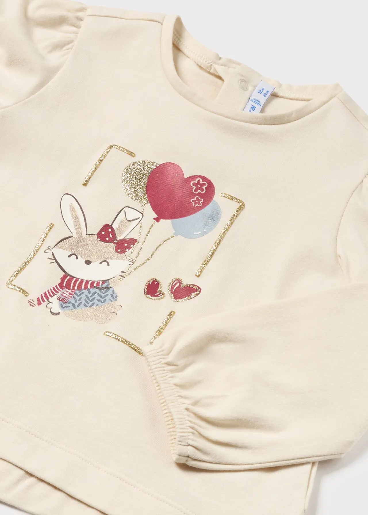 Mayoral Baby Balloon Sleeve T-Shirt