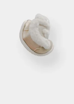 Mayoral Baby Barefoot Fur Lined Ankle Boots