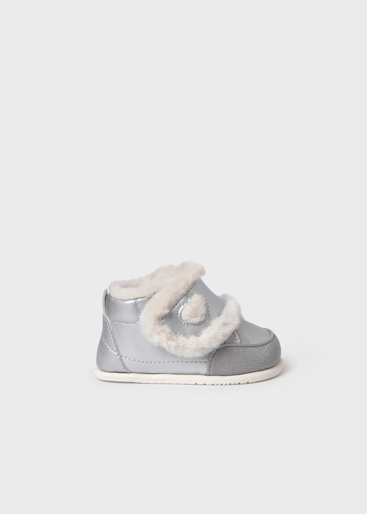 Mayoral Baby Barefoot Fur Lined Ankle Boots