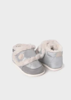 Mayoral Baby Barefoot Fur Lined Ankle Boots