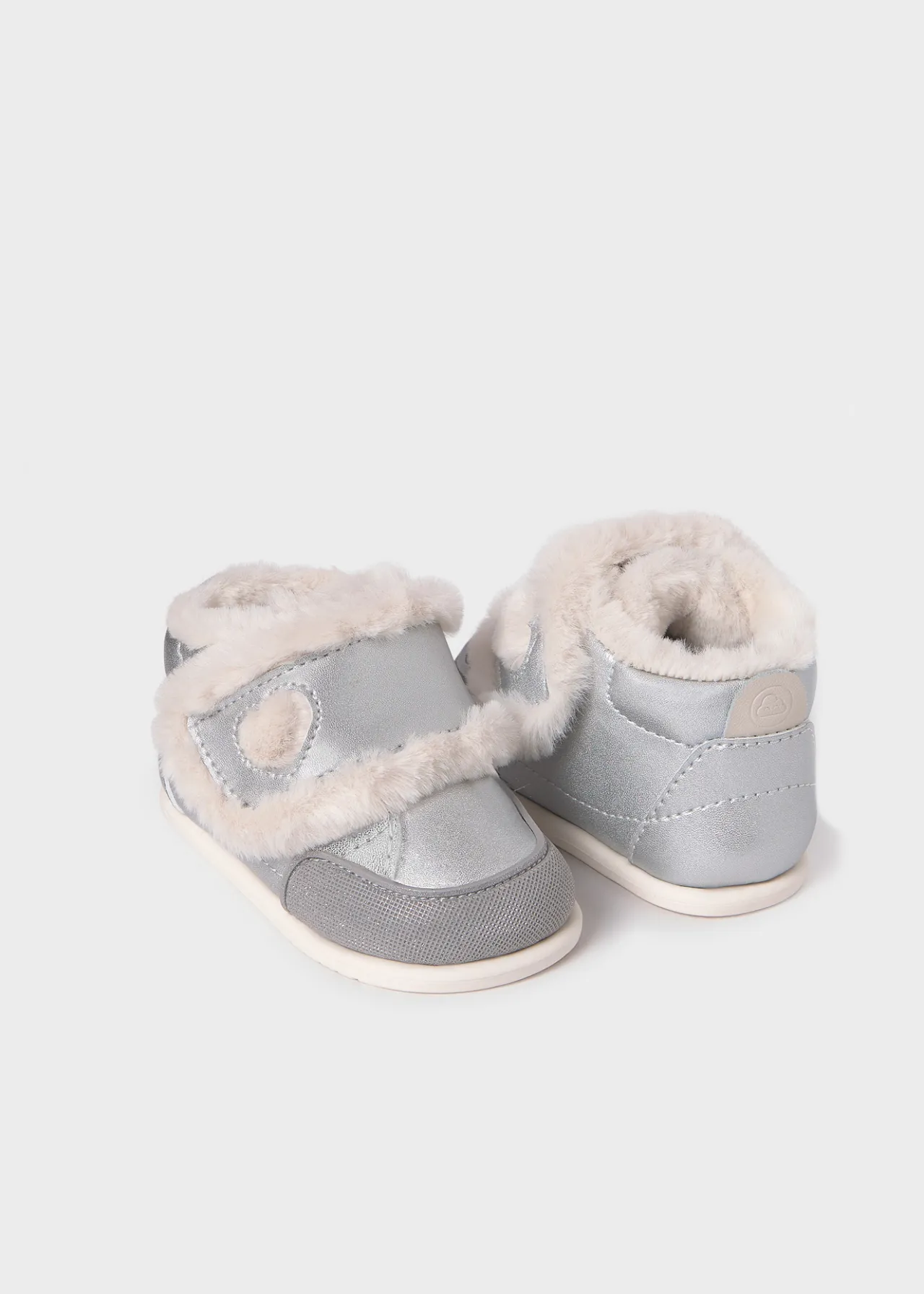 Mayoral Baby Barefoot Fur Lined Ankle Boots