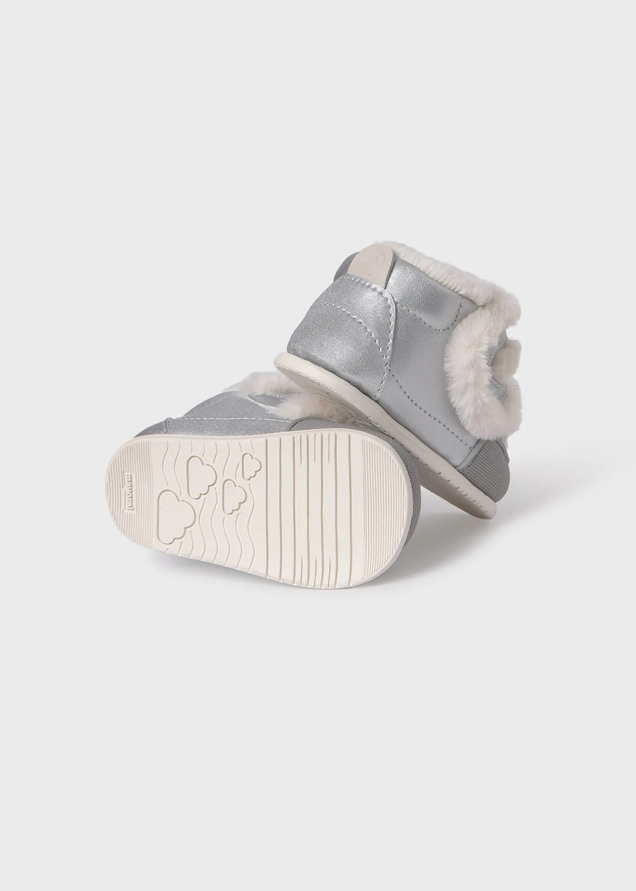 Mayoral Baby Barefoot Fur Lined Ankle Boots