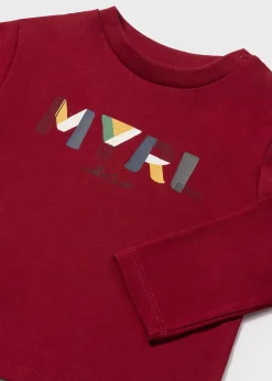 BOY Mayoral Baby Basic Letters T-Shirt
