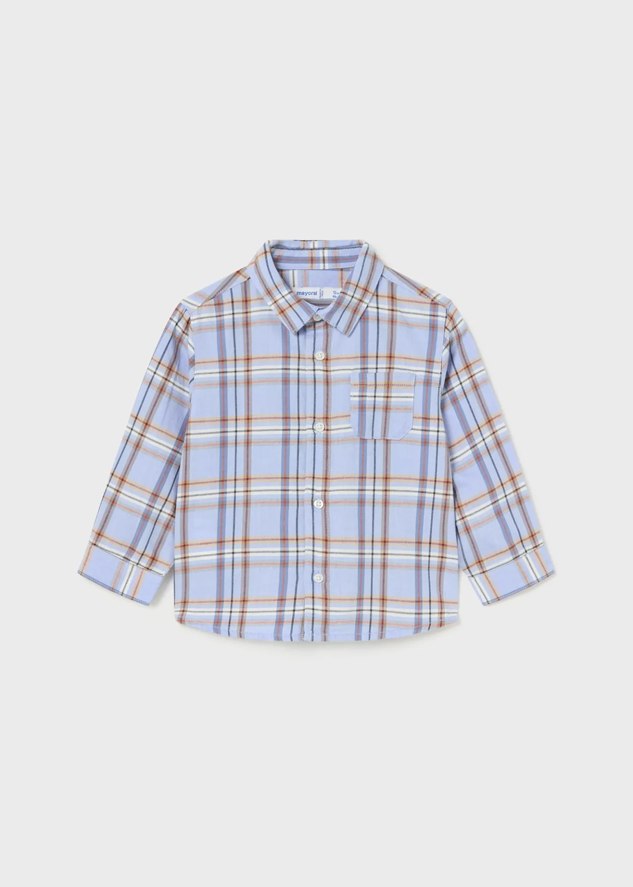 BOY Mayoral Baby Check Shirt