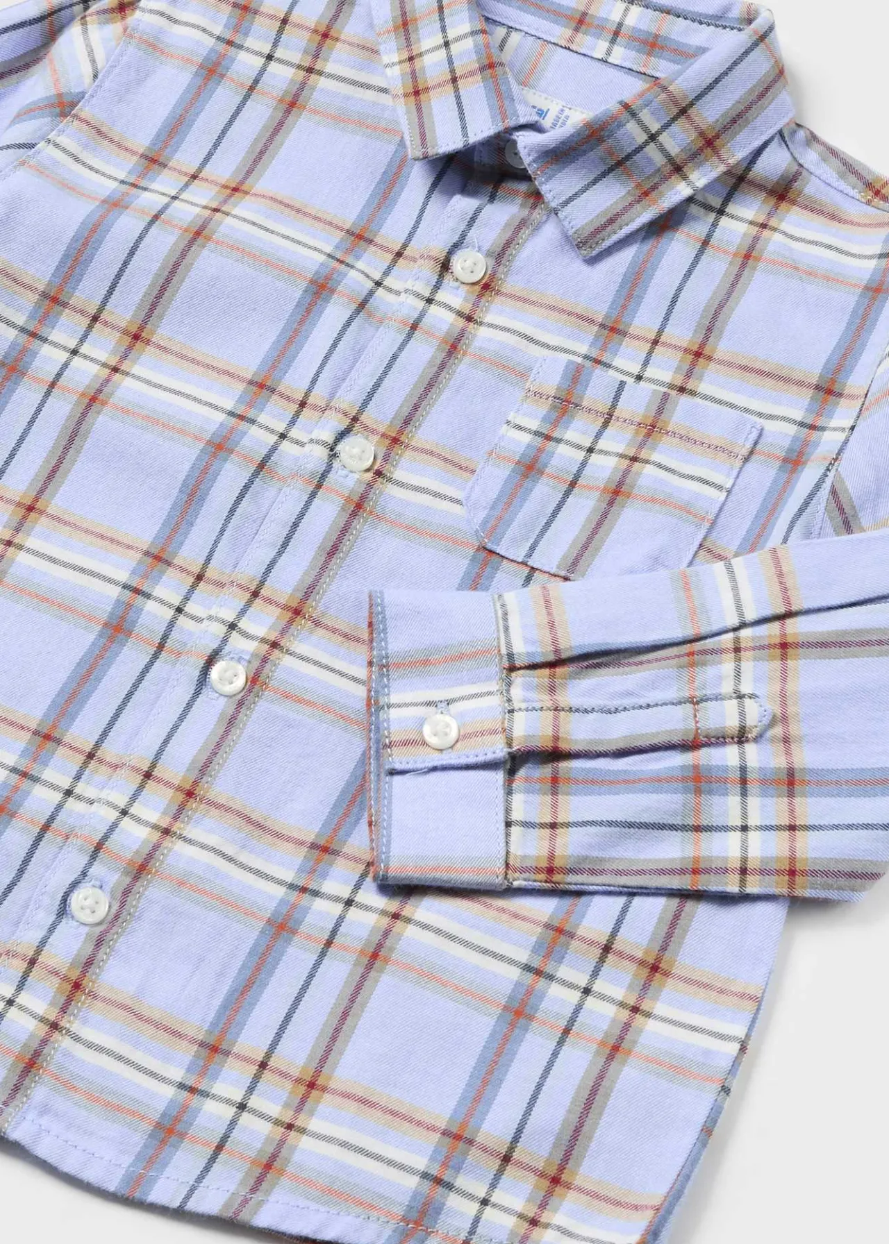 BOY Mayoral Baby Check Shirt