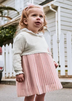 Mayoral Baby Combined Pleated Dress