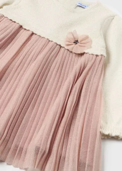 Mayoral Baby Combined Pleated Dress