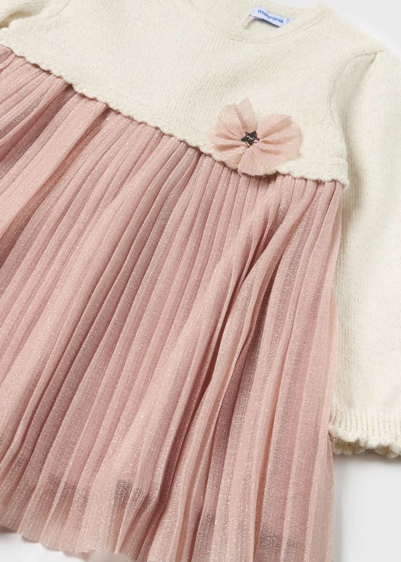 Mayoral Baby Combined Pleated Dress