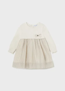 Mayoral Baby Combined Pleated Dress