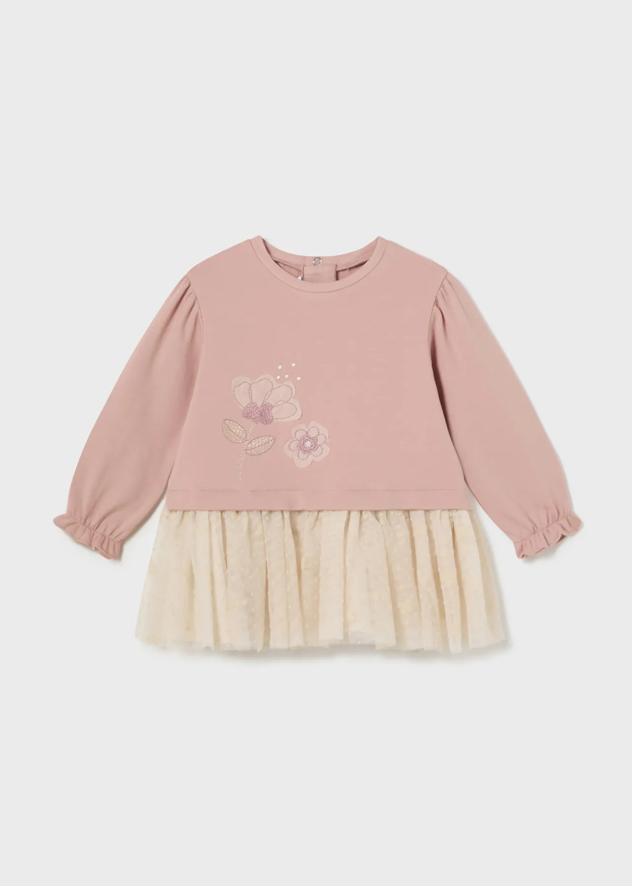 Mayoral Baby Combined Tulle Dress