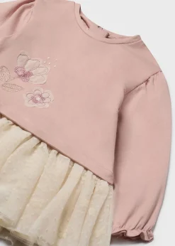 Mayoral Baby Combined Tulle Dress