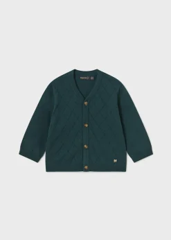 BOY Mayoral Baby Diamond Knit Cardigan