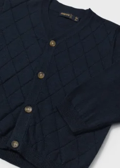 BOY Mayoral Baby Diamond Knit Cardigan