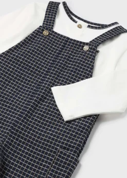 BOY Mayoral Baby Dungarees and T-Shirt Set
