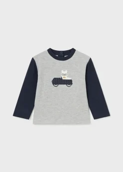BOY Mayoral Baby Elbow Patch T-Shirt