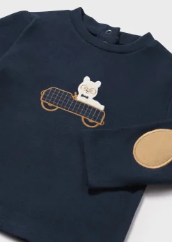 BOY Mayoral Baby Elbow Patch T-Shirt