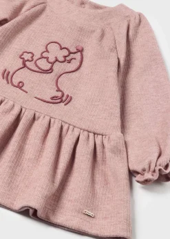 Mayoral Baby Embroidered Animal Dress