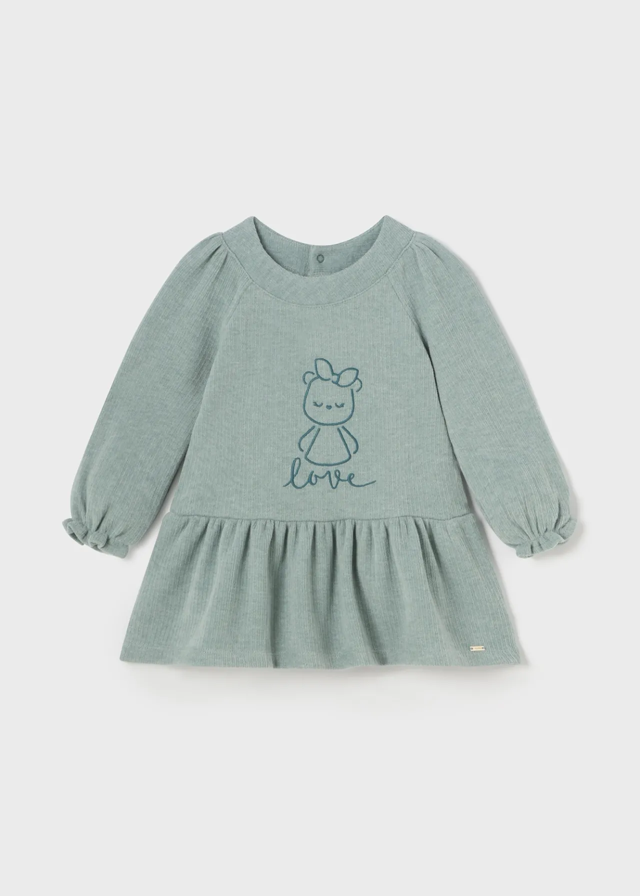 Mayoral Baby Embroidered Animal Dress