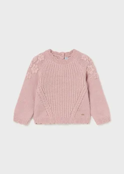 Mayoral Baby Embroidered Flowers Sweater