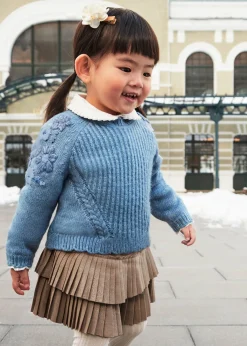 Mayoral Baby Embroidered Flowers Sweater