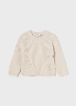 Mayoral Baby Embroidered Flowers Sweater