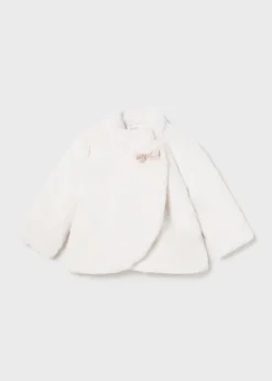 Mayoral Baby Faux Fur Coat