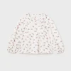 Mayoral Baby Floral Ruffle Collar Blouse