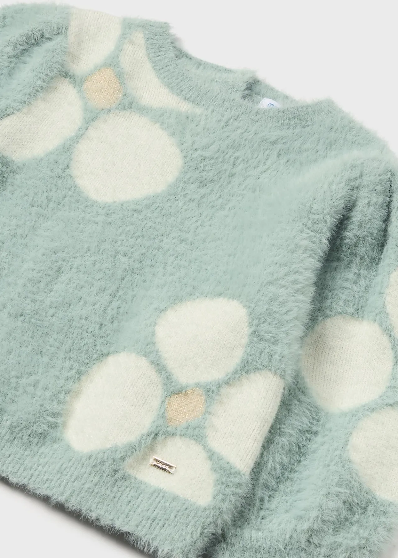 Mayoral Baby Flower Jacquard Sweater