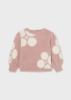 Mayoral Baby Flower Jacquard Sweater