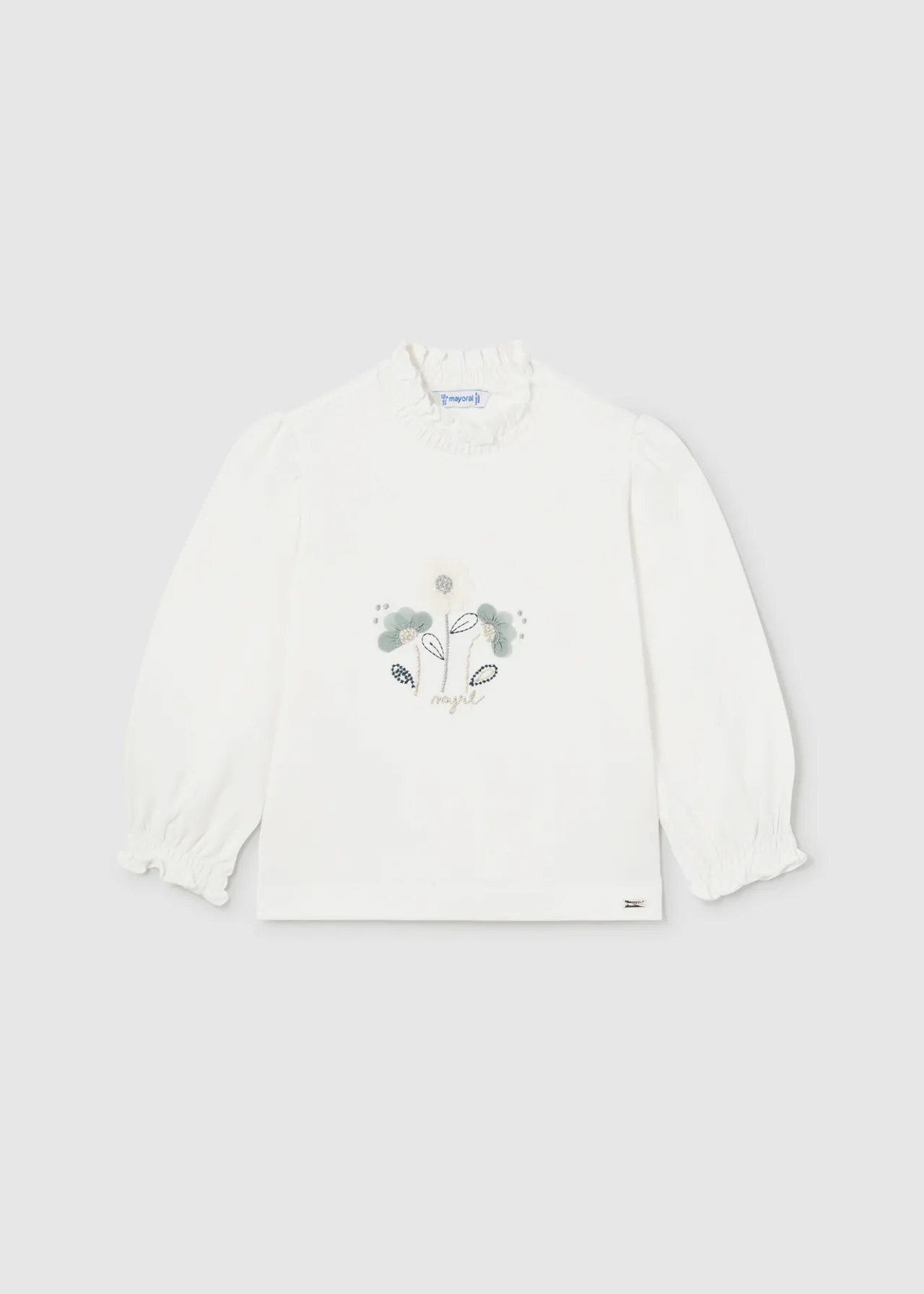 Mayoral Baby Flower Turtleneck