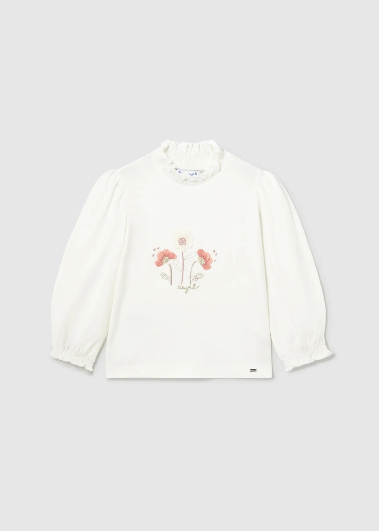 Mayoral Baby Flower Turtleneck