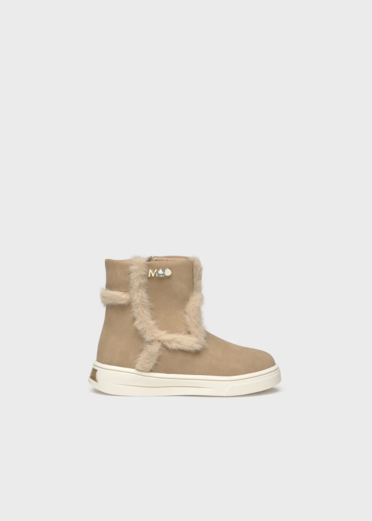Mayoral Baby Fur Detail Ankle Boots