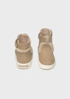 Mayoral Baby Fur Detail Ankle Boots