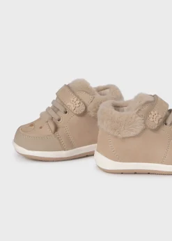 Mayoral Baby Fur Detail Bear Boots