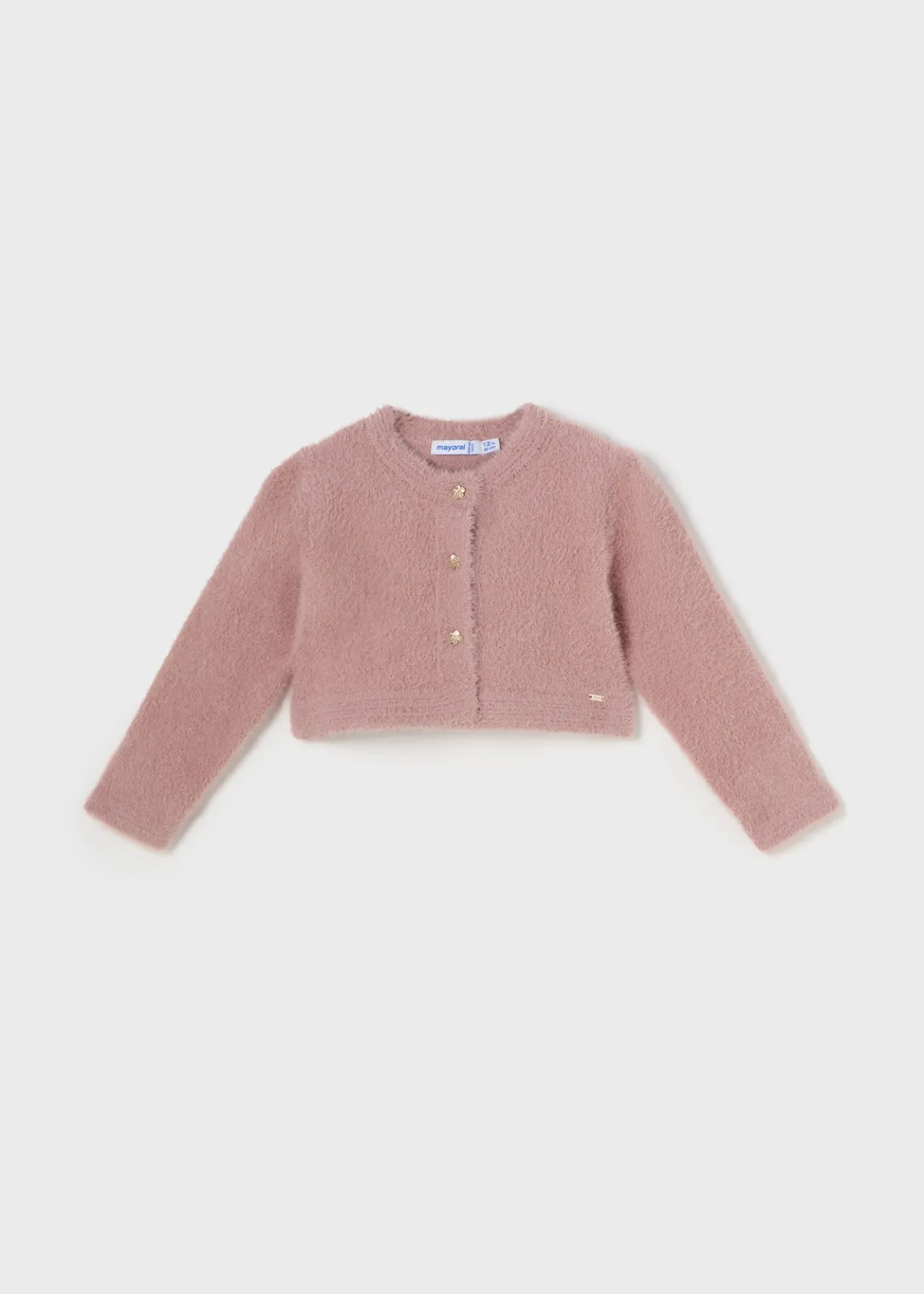 Mayoral Baby Fur Knit Cardigan