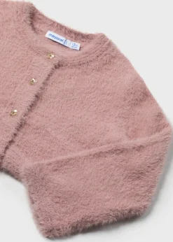 Mayoral Baby Fur Knit Cardigan