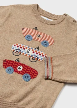BOY Mayoral Baby Intarsia Embroidered Sweater