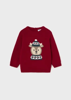 BOY Mayoral Baby Intarsia Motif Sweater