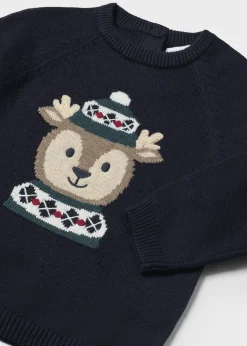BOY Mayoral Baby Intarsia Motif Sweater