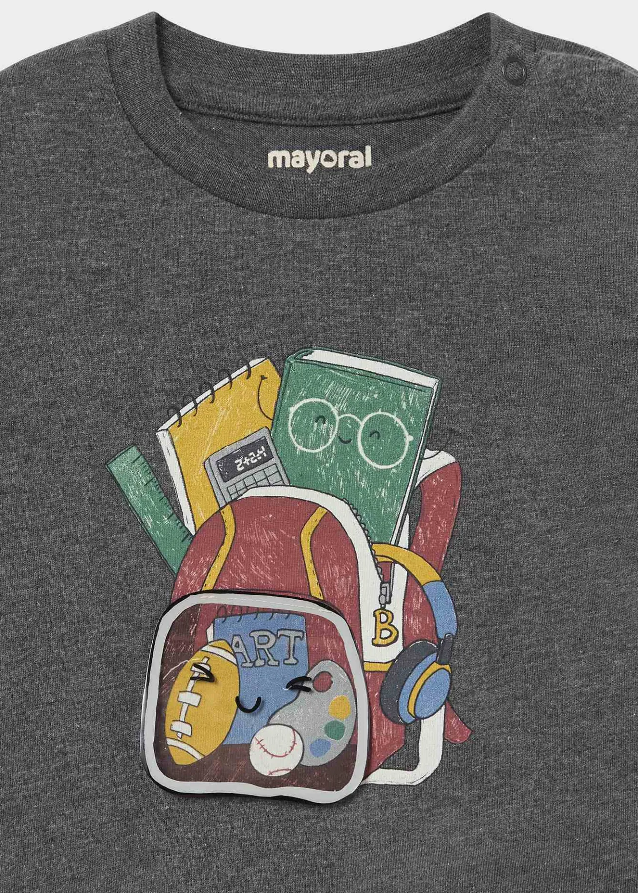 BOY Mayoral Baby Interactive Backpack T-Shirt