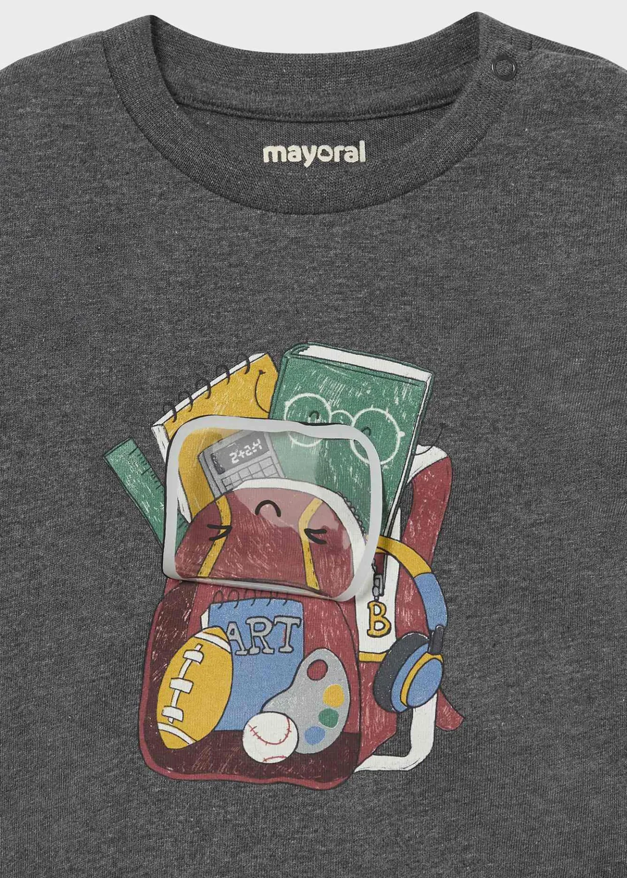 BOY Mayoral Baby Interactive Backpack T-Shirt