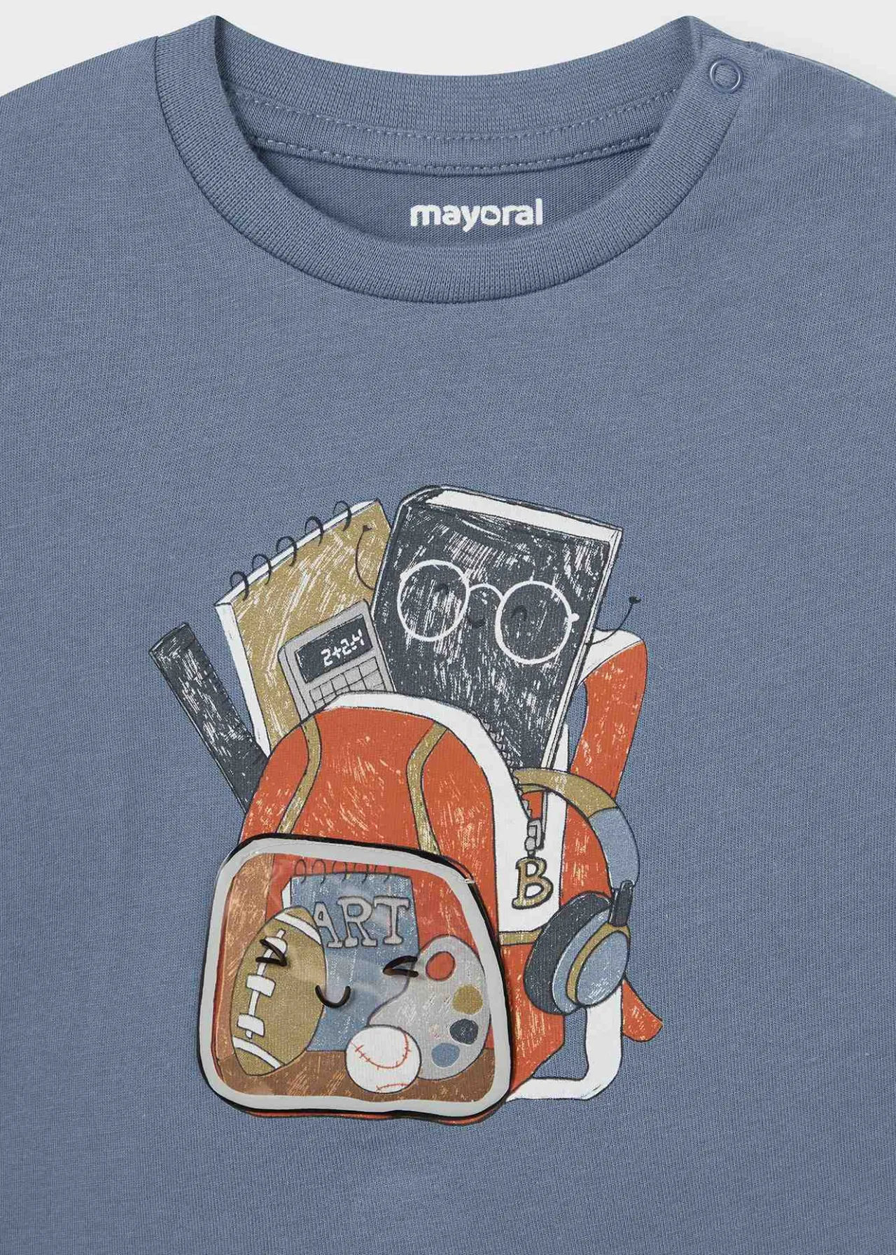 BOY Mayoral Baby Interactive Backpack T-Shirt